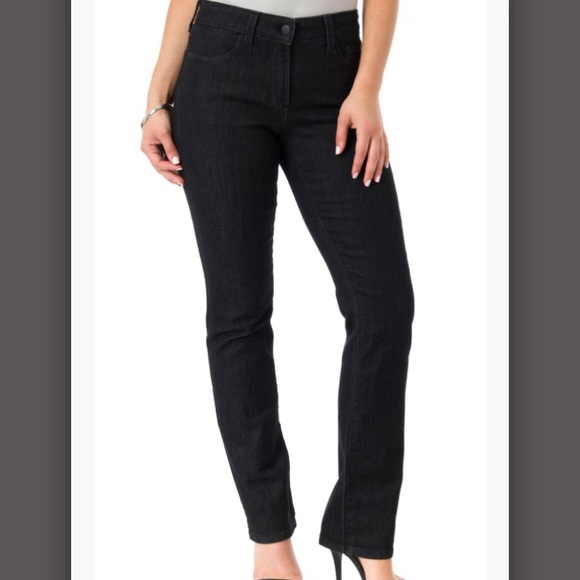 nydj sheri slim jeans black